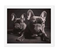 LLUTSNTH Paint by Numbers Kits for Adults, DIY Beginners Paint by Number Kits on Canvas, French Bulldog Digital Oil Number Painting, Easy Canvas Art Print Kit for Home Decor Gift 40x50cm