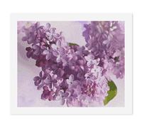 LLUTSNTH Paint by Numbers Kits for Adults, DIY Beginners Paint by Number Kits on Canvas, Lilac Flowers Digital Oil Number Painting, Easy Canvas Art Print Kit for Home Decor Gift 40x50cm