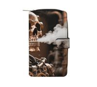 LLUTSNTH Picasso Style Travel Wallet Slim Leather Wallets Clutch Organizer Purse Coin Pocket for Men Women