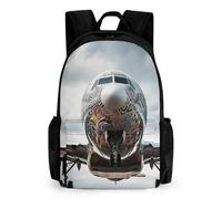 LLUTSNTH Ripe Grapefruit Slice Backpack with Pocket - 15.6-inch Laptop Sleeve Bag Casual Daypack for Work And Travel, Airplane Art, 42x30.5cm