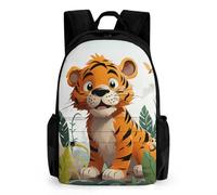 LLUTSNTH Ripe Grapefruit Slice Backpack with Pocket - 15.6-inch Laptop Sleeve Bag Casual Daypack for Work And Travel, Cartoon Tiger, 42x30.5cm, Daypack Backpacks