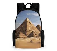 LLUTSNTH Sunflowers after Rain Backpack with Pocket - 15.6-inch Laptop Sleeve Bag Casual Daypack for Work And Travel, Ancient Egypt Pyramid, 42x30.5cm, Daypack Backpacks