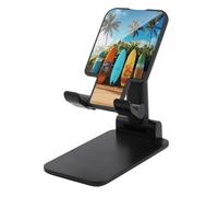 LLUTSNTH Surf's Up Surfboard Cell Phone Stand for Desk - Adjustable Foldable Desktop Phone Holder Cradle Dock, Portable Adjustable Stand Compatible with 4-13 Inch Smartphones & Tablets