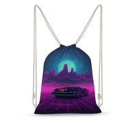 LLUTSNTH Wildlife Animal Snail Drawstring Backpack for Women - Large Canvas Sackpack, Gym Sport Travel Bag, Drawstring Bags