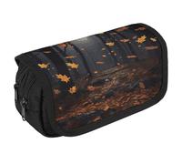 LLUTSNTH Women's Day Greeting Card 2 Compartments Pencil Case Makeup Bag | Large Capacity Polyester Pencil Pouch with Handle | Toiletry & Cosmetic Bag Organizer for Travel Office, There are many