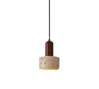 LLXDFUU Modern Vintage Pendant Light Natural Stone Wabi Sabi Hanging Pendant Lighting Fixture For Kitchen Island Mid Century Farmhouse Light For Dining Room Bedroom Rustic Ceiling Hanging Lamp