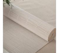 LLXNQ026 Natural Window Roller Blind,White Sun Shade Drape Curtain,Light Filtering Privacy Partition Roller Shades,Bamboo Roller Blind with Accessorie,For Balconies/Garden/Studies (60x80cm/24x32in)