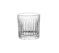 LLXTJJY Elegant Glass Cups Striped Whisky Glass Bar Classic Cocktail Vintage Spirits Halloween Decorative Table Glass Drinking Glasses(290ml)
