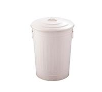 LLXTJJY Trash Can Metal Trash Can Garbage Container Versatile Sturdy Bucket with Two Handles Compost Bin for Garden Kitchen Garage Yard Patio Garbage Can Waste Basket