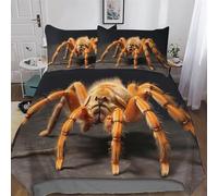 LLXXHH Tarantula Duvet Cover Set Quilt Covers With Pillowcases Soft Bedding Sets 2PCs Set, for Kids Adult Bed Linen Comforter Cover Single(135x200cm)