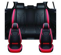 LLYIXUAI Car Seat Covers For Jaguar For XF For I-PCAE For XE For F-PACE Interior Accessories Front Rear Seat Covers(Red)
