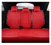 LLYIXUAI Car Seat Covers For Passat B7 Interior Accessories Cover Front And Rear Protectors Front Rear Seat Covers(Red Rear Seats)