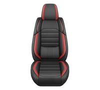 LLYIXUAI Car Seat Covers Full Set Interior Accessories Front And Rear Protectors For Octavia For A7 Front Rear Seat Covers(Black and red 1 PCS)