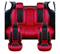 LLYIXUAI Car Seat Covers Interior Accessories For Duster For Captur For Kadjar For Fluence For Talisman For Megane 3 4 Front Rear Seat Covers(Stanard-Black Red)