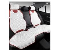 LLYIXUAI Car Seat Covers Interior Accessories Protector Cushion For ML W163 Front Rear Seat Covers(Red 3 PCS)