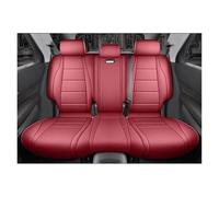 LLYIXUAI For A4 B6 2000~2004 Car Seat Covers Full Set Front And Rear Protectors Front Rear Seat Covers(Red 3 PCS)