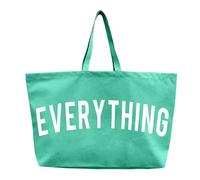 LLYLIU Canvas Tote Bag - Extra Large Shopping Beach Totes Bags Reusable Big Grocery Bag 28" x 8" x 16", Sea Green, XL