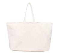 LLYLIU Large Canvas Tote Bag-Extra Big Shopping Beach Totes Bags Reusable Largest Grocery Plain Solid Bag 28"x8"x16", Natural, XL