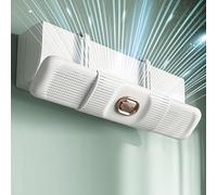 LLZJDDPLY Adjustable Air Deflector Air Conditioner Deflector, Adjustable Foldable Confinement Air vent deflector Outlet Air Wing Air Cooled Baffle Wind Direction Telescopic