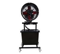 LLZJDDPLY Misting Fan, Portable Floor Fan with 40L/10.5 GAL Water Tank, 300W, 3 Gears, 90° Oscillation, for Outdoor Sports, Poolside, Barbeque, Camping