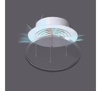 LLZJDDPLY Round air vent deflector, Office Ceiling air conditioning vent deflector, Vent deflector for Home HVAC and Ceiling Registers(Clear,35cm/14in)