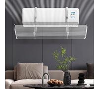 LLZJDDPLY Transparent Adjustable AC air deflector suitable for Split air conditioners. Enhance cooling and heating circulation