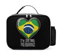 L'm Not Yelling L'm Brazilian Insulated Lunch Bag Reusable Lunch Box Container Portable Tote Bag for Work Picnic Travel