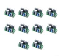 LM317 Adjustable Voltage Regulator AC to DC Step-Down Converter Power Supply Board 1.25V-30V 600mA with Bridge Rectifier and Filter Capacitor for Electronics Projects Pack of 10