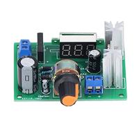LM317 Adjustable Voltage Regulator Board - Heat Dissipation Design with Heatsinks, Duplex Potentiometer for Easy Voltage Adjustment, Digital Display, DC AC 0-30V Input, Compact