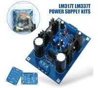 LM317T LM337T Adjustable Linear Voltage Regulator Kit - 1.2V to 37V DC Output, 1.5A Max, Overload & Thermal Protection - For DIY Electronics, Amplifiers, Preamplifiers