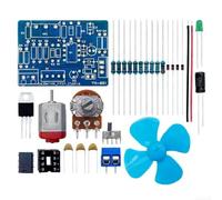 LM358 DC Motor Controller Kit for pwm Soldering Practice Board for Electronics Training STEM School Projects 47x34mm(Kit)