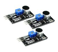 LM393 Voice Detection Module with LED Indicators, Low 4-6V for Automation & Alarm Systems Low Levels Output Sound Detectors