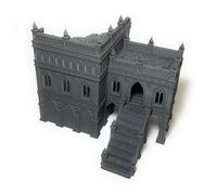 LM3D Mansion B Gothic Scenery Grimdark Industrial, The Desolation of Emerita, Building 3 Ruined Floors, Land 28mm-32mm