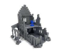 LM3D Medieval House in Gondor Ruins, Scenery for Wargames and Miniatures 28mm and 32mm - Model 3 by Arkenfel