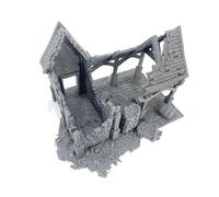 LM3D Medieval Ruined Forge - Scenery for Wargames and Fantasy Miniatures 28mm/32mm - 3D Printed