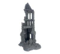 LM3D Ruined Stone Tower - Scenery for Wargames and Fantasy Miniatures - Arkenfel Ruined Tower 2