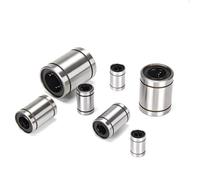 LM8 LM8UU LM10UU LM6UU LM12UU Linear Ball Bearing Rod Rail Linear Shaft CNC 3D Printer Parts 1Pcs(LM6UU 6x12x19)