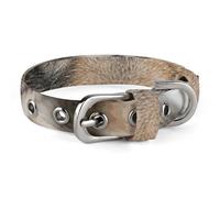 Lmage of Wolf in The Snow Dog Collar Adjustable Soft and Comfortable Puppy Collars with Metal Buckle Pet Collar for Small Medium Pet