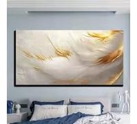 LMAIWANG A Colorful Abstract Oil Painting with Texture, Modern Home Decoration Wall Painting, Suitable for Living Room Murals(60x120cm/Internal Frame)