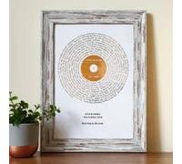 LMAIWANG Vintage Record Canvas Wall Art Digital Prints Poster Aesthetic Decor Bedroom Lyrics Song Lyrics Decor Music Lover(50x70cm/Internal Frame)