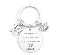 LmashRbaiw 18th Birthday Gifts for Girls,18th Birthday Gifts for Boys,18th Birthday Gifts for Him,18th Birthday Presents for Girls,18th Birthday Key,Unusual 18th Birthday Gifts