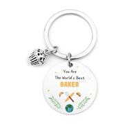 LmashRbaiw Baker Gifts Women Men Keyring Thank You Presents Appreciation Gifts for Baker Christmas Birthday