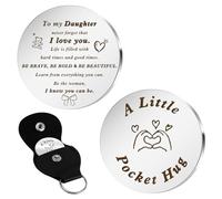 LmashRbaiw Daughter Gifts from Mum,Pocket Hug Gifts for Daughters Adult from Mum to Daughter Birthday Graduation Christmas,Dad to Daughters Gift Presents