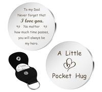 LmashRbaiw Gifts for Dad,Father's Day Birthday Gifts,Pocket Hug Presents for Dad Stepdad Gift from Daughter Son,Best Daddy Gift Christmas