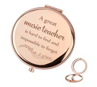 LmashRbaiw Makeup Mirror Music Teacher Gifts for Women,Thank You Music Teacher Gifts,Drama Teacher Gifts,Singing Teacher Gifts,Appreciation Gifts for Choir Music Teacher Birthday Graduation