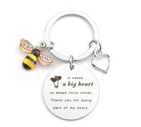 LmashRbaiw Teacher Gifts,Gifts for Teachers,Thank You Teacher Gifts,Teacher Keyring,End of Year Gifts for Teachers,Best Teacher Gifts,Leaving Gifts,Dance Nursery Teacher Gifts,Teaching Assistant Gift