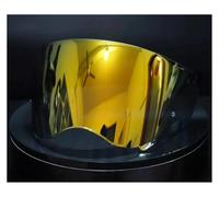 LMBN Motorcycle Helmet Visor Lens, CNS-2 Helmet Visor for SHOEI Hornet ADV Rally Motorcycle Glasses Motorbike Night Vision Visor(Red)(Gold)