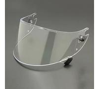 LMBN Motorcycle Helmet Visor Lens, Motorcycle Helmet Visor for Shark Race R PRO GP, Wind and Scratch Face Shield, Accessories Replacement for Riding and Touring,H Silver(F Transparent)