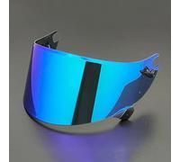 LMBN Motorcycle Helmet Visor Lens, Motorcycle Helmet Visor for Shark Race R PRO GP, Wind and Scratch Face Shield, Accessories Replacement for Riding and Touring,H Silver(C Blue Plating)