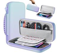 Lmcpa Carrying Case for Nintendo Switch 2 (2025) 7.9 Inch, Protective Hard Shell Portable Switch Travel Case, Lightweight and Large Capacity, Accessories for Switch 2, Gradient blue